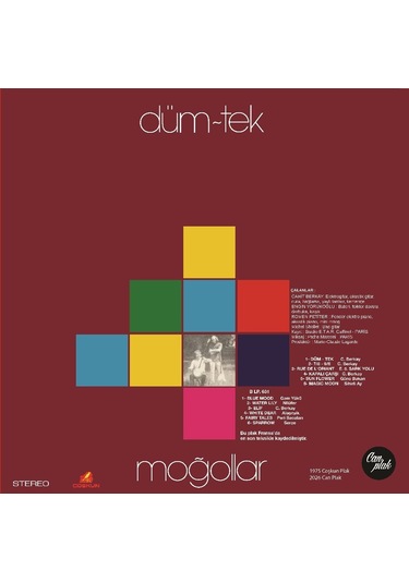 Moğollar Düm Tek Renkli Plak Limitli Baskı
