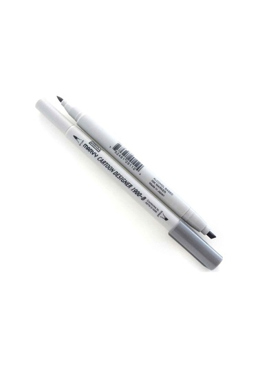 Marvy 1900-s/12 Grey Çift Uçlu Grafik Kalemi