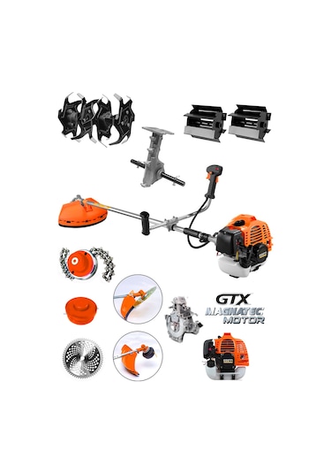 Eisenn Vpower 14 Hp Yan Tırpan + Toprak Eşeleme + Akrobat Çapa