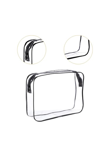 Homyl Saç Aksesuarları Için Temizle Makyaj Çantası Seyahat