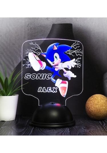 Kirpi Sonic, Çocuk Odası Süper Sonic Hediyesi İsimli Led Lamba