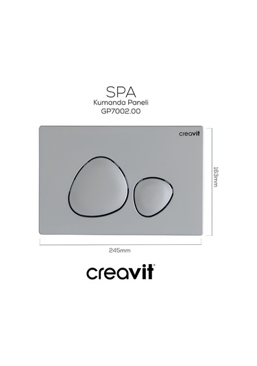 Spa Gömme Rezervuar Seti,gr5001,gp7002,ms.ac50l Krom