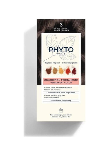 Phyto Phytocolor Bitkisel Saç Boyası - 3 Koyu Kestane