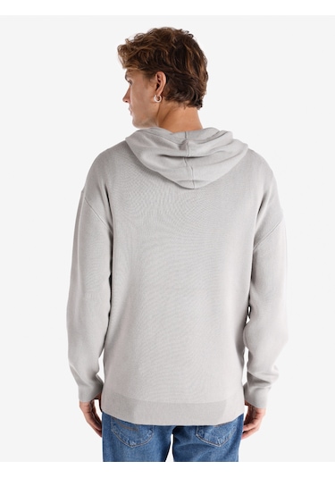 Colin's Colins Regular Fit Baskılı Kapüşonlu Gri Erkek Kazak Cl1065585 Gri Colin's Colins Regular Fit Baskılı Kapüşonlu Gri Erkek Kazak Cl1065585 Gri