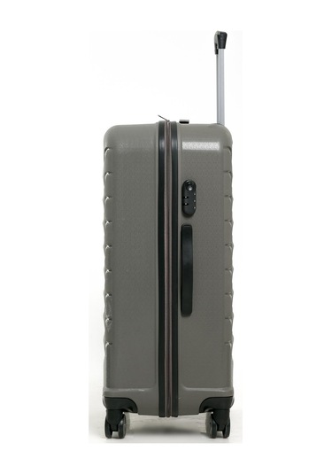 Yefa Pp Polipropilen Kırılmaz Orta Boy Valiz Gri