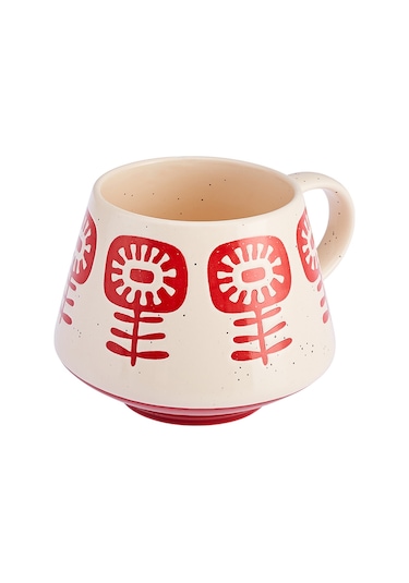 Emsan Ethnic Grass Kupa 480 ML Bordo