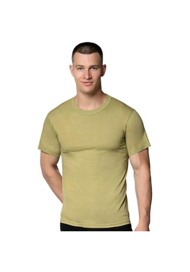 12 Li Paket Cihan Yıldız Erkek Renkli Kısa Kol Sıfır Yaka Atlet 2005 Yeni Haki