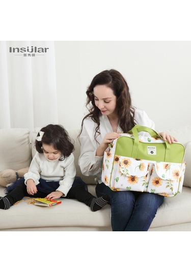 Neevoyu Su Geçirmez Desenli Çok Fonksiyonlu Askılı Anne Çantası - Moda Bebek Çantası, Taşınabilir Postpartum Çantası, Wholesale Çok Renkli