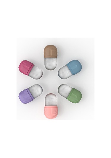 Jeehugo Makyaj Bakım Aleti: Multifonksiyonel Gül Desenli Pembe Buz Roller, Cilt Parlaklığı Artırıcı, Anti-iç Ödem, Dıy Kapsül Tipi Çok Renkli