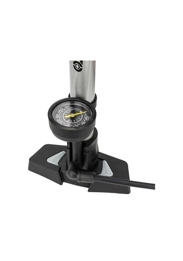 Ximistore9 Alüminyum Allyumunlu 160psı Yüksek Basınçlı Hava Pompa, Presta-schrader Valfli, Bisiklet-motosiklet-araba Topları İçin, Gümüş Renkli