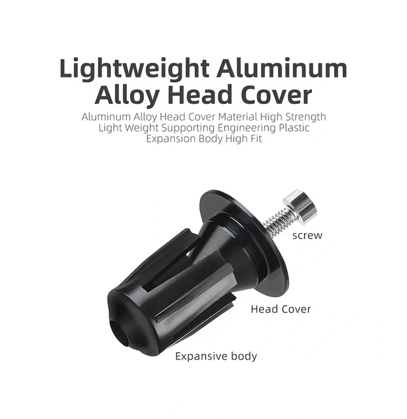 Willowhaven West Bıkıng Bisiklet Gidon Ucu Tıpa - Siyah Takım Aletsiz Montaj