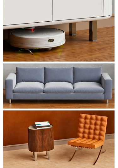 Metal Mobilya Ayağı 8 Cm Ayna Krom 4 Lü Set 40x40 Kare Profil Tv Ünitesi Kanepe Koltuk Yükseltici Mat Siyah 8 Cm