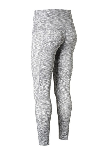 Wezone Yüksek Bel Yoga Taytı: Hızlı Kuruma, Esnek Ve Cep Detaylı Spor Legging Gri Renk Renkli Gri