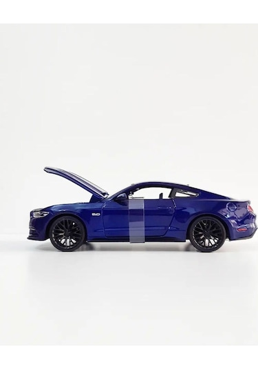 Ford Mustang 1:24 Model Maket Araba Mavi