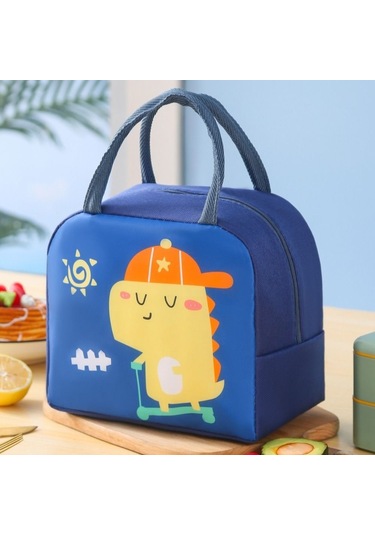Yalıtımlı Öğle Yemeği Çantası Termal Öğle Yemeği Kutusu Lacivert Diğer