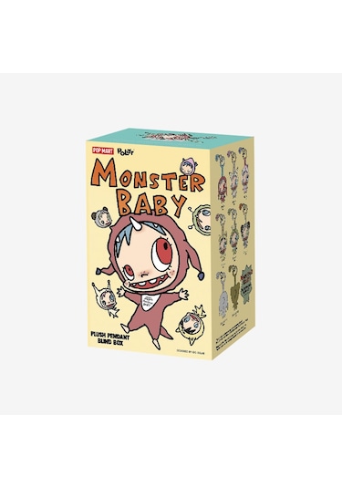 Pop Mart - Orijinal Monster Baby Plush Pendant Supriz Kör Paket