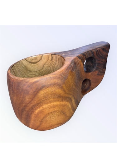 Ahşap Ceviz Ağacı Kuksa 16x8x7 Cm.