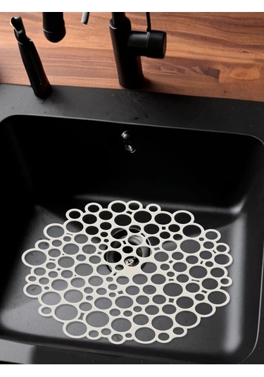 Vasilisa Krasa Mutfak Lavabosu İçin Yuvarlak 29 Cm Izgara 279565014 Beyaz