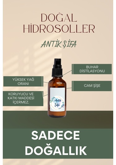 Biberiye Suyu 100 Ml - %100 Saf Seyreltilmemiş Doğal Biberiye Hidrosolü