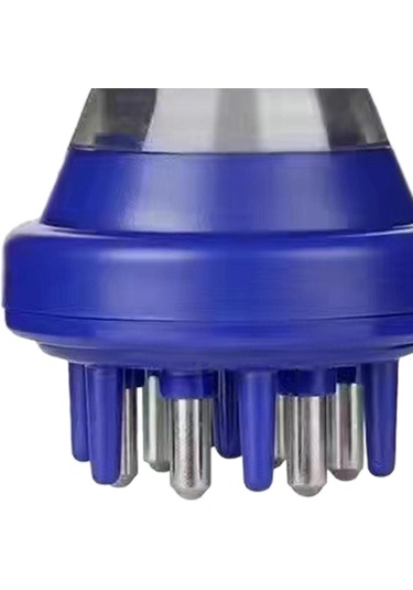 Suntek Ev Seyahati Için Baş 5ml Saç Derisi Aplikatör Mavi Mavi