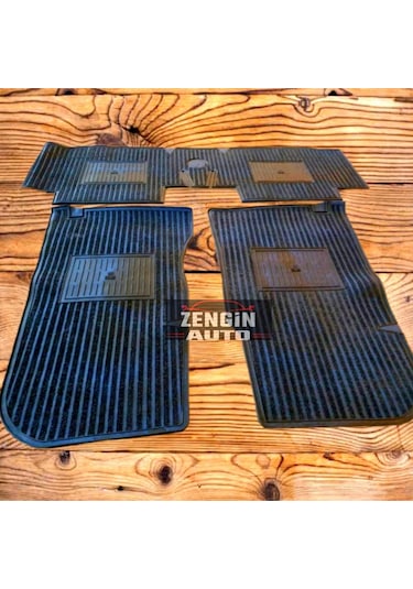 Tofaş Uyumlu Paspas Mavi T Logolu Dekorlu Mavi Iplikli