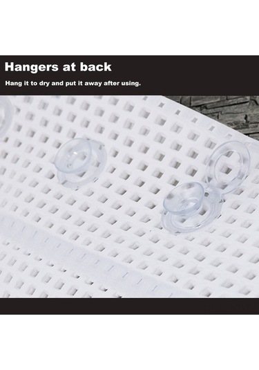 Moly Banyo Tepsi Kaymazlık + Yastık - Pvc, 125x36cm, Beyaz, Boyun Desteği, Dayanıklı Diğer