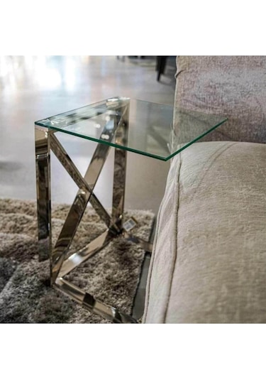 Fosca Paslanmaz Metal C Sehpa