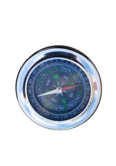 Tekne Pusulası. Yuvarlak Pusula. 80mm. Teknede Bulunması Zorunlu Ürün
