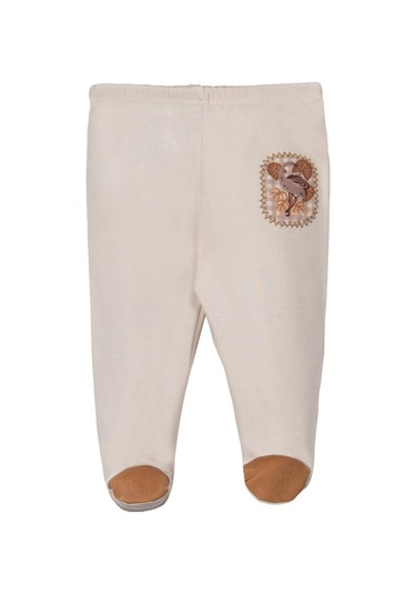 Jungle Patikli Üçlü Pantolon Set Kahverengi