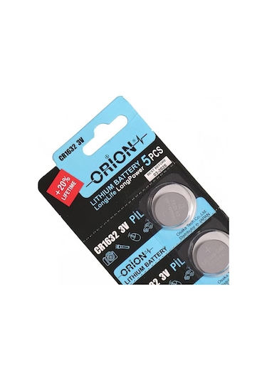 Orion CR1632 3V Lityum Düğme Pil 5'li