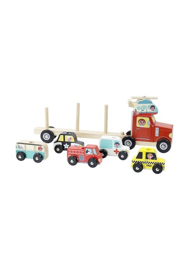 Vilac - Ahşap Araçlar Kamyonu - Meslekler