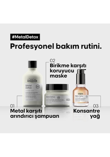 L'Oreal Professionnel Serie Expert Metal Detox Oil Konsantre Yağ 50 ML