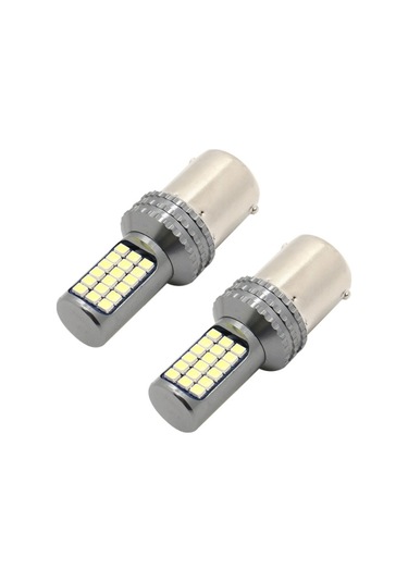 Sones 2 Adet 1156 / Ba15s Dc12v / 5w Araba Fren Lambaları 36led Smd-2025 Lambalarla Beyaz Işık