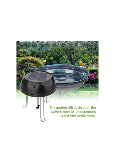 Springsun Güneş Enerjili Kuş Banyosu Su Hareketlendirici - Pil Gerekmez, 5v 0.5w