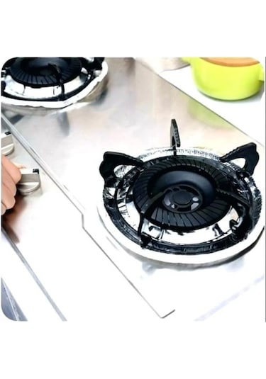 Folyo Ocak Koruyucusu 10'lu Paket Çok Renkli