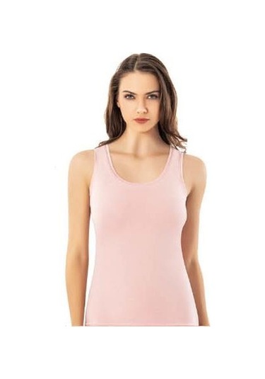 Kota Bayan Modal Ekstra Biyeli Geniş Askılı Atlet 6603b Pudra