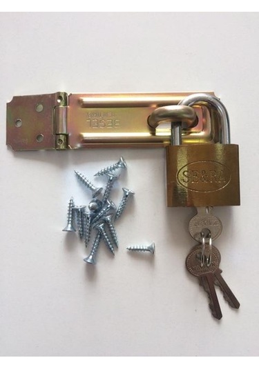 Kilit Takma Aparatı 30 No Sandık Askısı Asma Kilit Takma Kancası