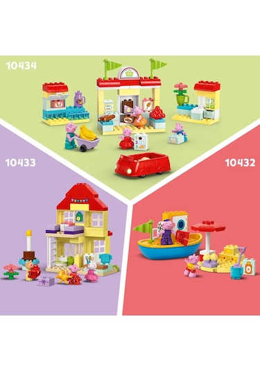 LEGO® DUPLO® Peppa Pig Bahçe ve Ağaç Ev 10431 - 2+ Eğitici Oyuncak Yapım Seti (20 Parça)