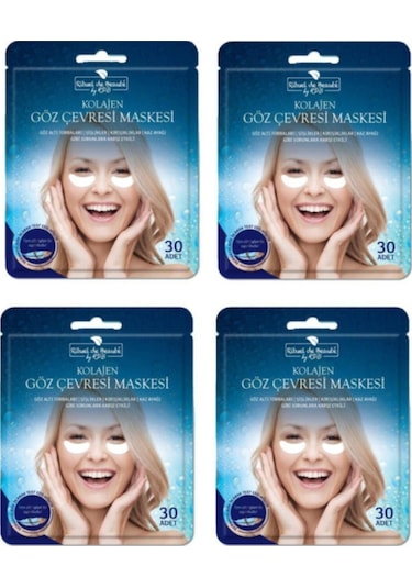 Rituel De Beaute Kolajen Göz Çevresi Maskesi 30 Adet X 4 Paket