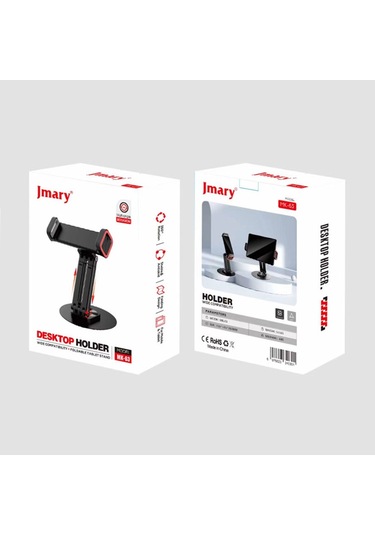 Jmary Mk-63 Ayarlanabilir Katlanabilir 360 Derece Dönebilen Telefon Ve Tablet Standı Siyah