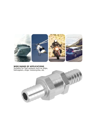 Reedark Alüminyum Nbr 12mm Tek Yönlü Kontrollü Valf: Diesel Benzin Yakıt Sistemi İçin Uçak Gemi Motosiklet Peugeot Yerine Tesis Parçası