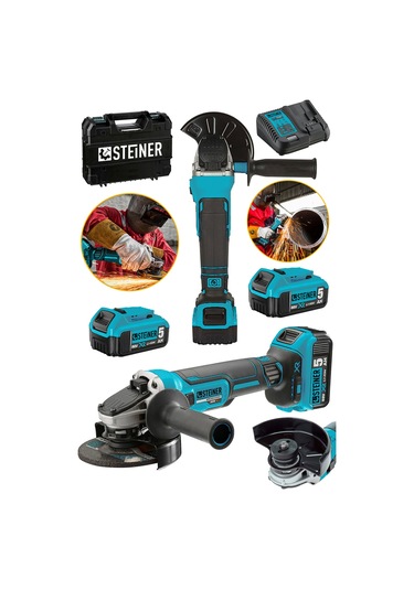 Steiner M-88 V 5 Ah Devir Ayarlı Kömürsüz Spiral Taşlama Makinesi