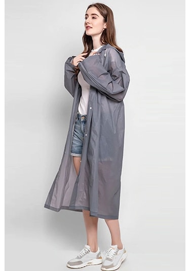 Marlux Eva Trend Unisex Siyah Yağmurlık