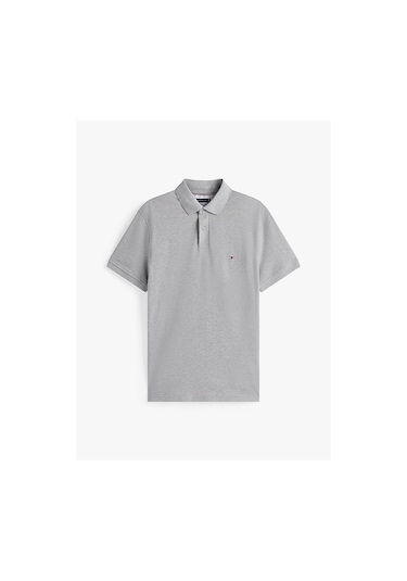 Tommy Hilfiger Erkek 1985 Regular Polo T-shirt-13315 Medıum Grey Heather