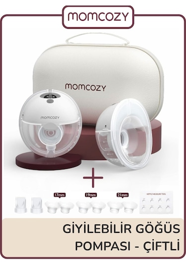 Momcozy M5 Kablosuz Göğüs Pompası (Çiftli)