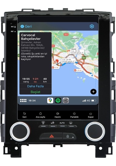 Otolas Renault Megane 4 Android Multimedya Ekran 2016-2024 8 Gb + 128 Gb 9.7''
