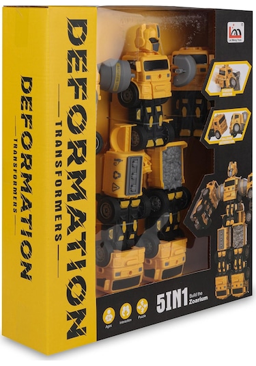 Can Oyuncak Ufo Transformers - Sarı Standart