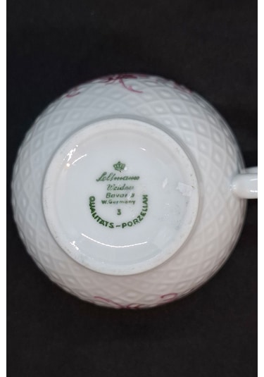 Seltmann Weiden Pembe Çiçekli Vintage Çay Fincanı 2 Parça 210 Ml Pembe