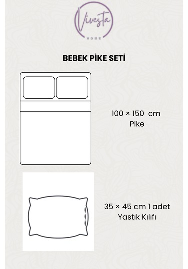 Hayvan Desenli Pamuk Bebek Pike Seti Yumuşak, Antialerjik ve Nefes Alan Kumaş Pembe Renkli