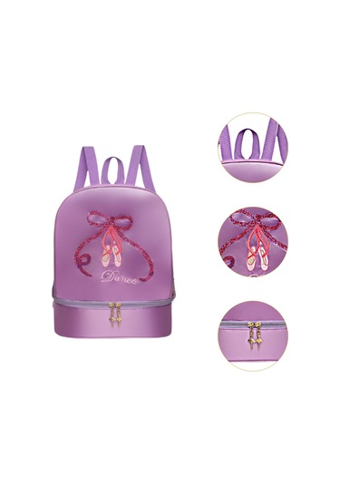 Suntek Bale Dans Sırt Çantası Hafif Kızlar Seyahat Mor